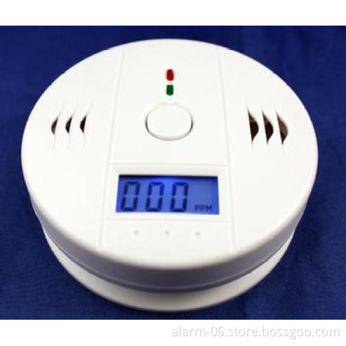 LCD portable carbon monixide detector with CE to detector the co